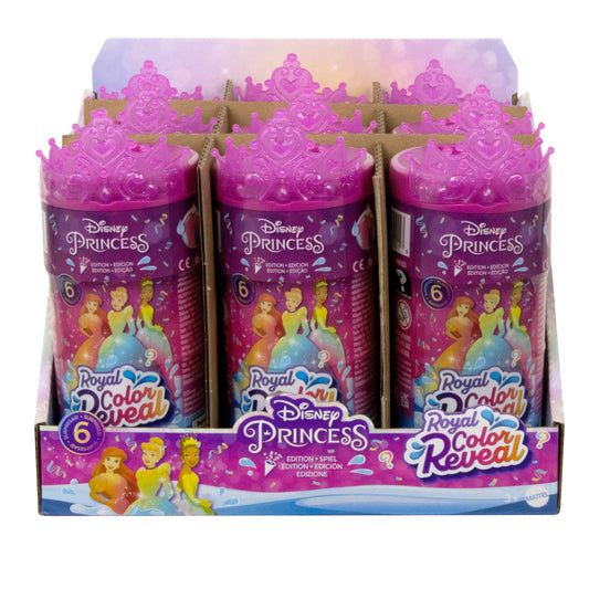 Poupée Surprise Disney Princess Color Reveal avec 6 Accessoires Magiques – HPX39