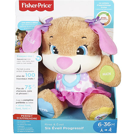 Peluche Sis éveil progressif FISHER PRICE - FPP52