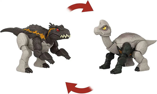 Figurine transformable Massive Stretch Nasutoceratops ↔ Giganotosaurus – HPD35