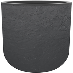 Lot de 2 Pot rond Volcania Up EDA, Effet pierre 67L + 32L