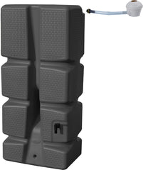 EDA Récup'Eco 310L - Récupérateur d'Eau de Pluie Anthracite avec Kit Collecteur 60 x 40 x 138 cm