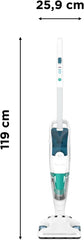 Rowenta Clean & Steam Revolution RY7757WH - Nettoyeur Vapeur 2-en-1 Aspire et Lave Tous Sols