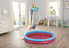 Piscine avec 25 balles incluses Drop Zone – Jeu d’eau et d’adresse pour enfants