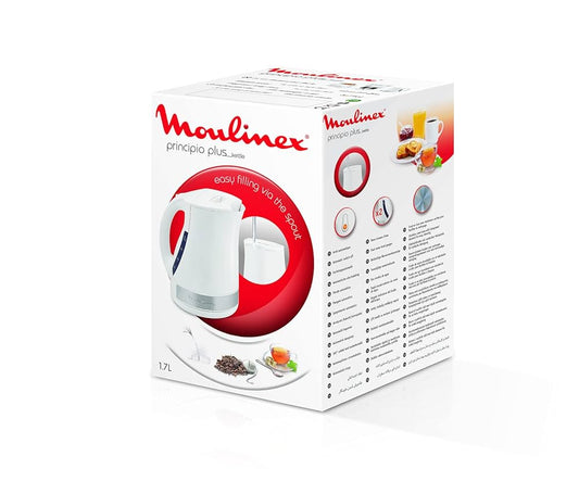 Bouilloire Principio blanc 1,7L MOULINEX - BY108110