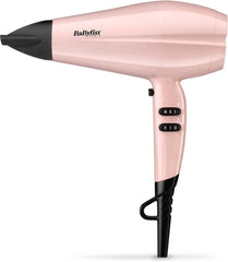 BaByliss Rose Blush 5337PRE - Sèche-Cheveux 2200W Rose Léger et Compact