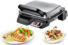 Tefal UltraCompact 600 GC306012 - Grill Électrique XL 3-en-1 Thermostat Réglable