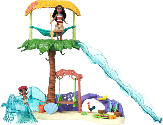 Disney Vaiana 2 Aventures Insulaires JFF13 - Coffret avec Vaiana, Simea et 15 Éléments