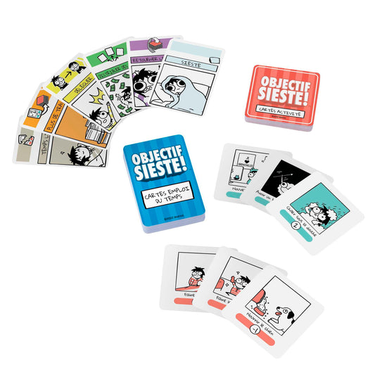Jeu de cartes Objectif Sieste ! - HPH11
