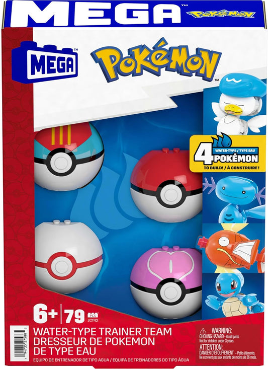 MEGA Pokémon Dresseur de Pokémon de type Eau Coffret JCT42