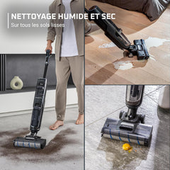 Rowenta X-Clean 4 Aspirateur Balai Laveur GZ5036WO