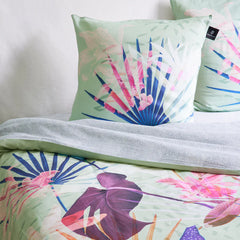 Parure satin 240x220cm Multi vert paradiso CHRISTIAN LACROIX - CL-N32
