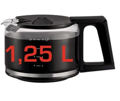 Cafetière filtre 15 tasses Tefal CM310511 – 1,25 L Rouge/Inox