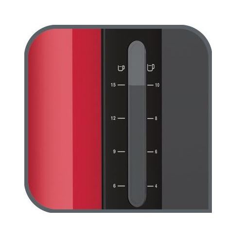 Cafetière filtre 15 tasses Tefal CM310511 – 1,25 L Rouge/Inox