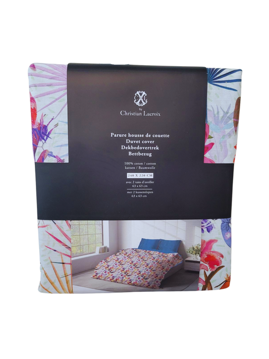 Parure satin 240x220cm Multi petrol paradiso CHRISTIAN LACROIX - CL-N34