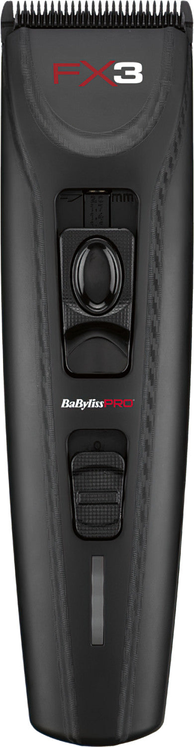 BaBylissPRO FX3 FXX3CBE - Tondeuse de Coupe Professionnelle Sans Fil DLC/Titanium