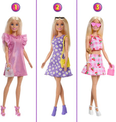 Barbie Dream Closet HXD58 - Dressing avec Poupée et Plus de 25 Vêtements et Accessoires