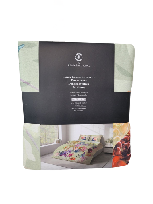 Parure satin 240x220cm Multi vert paradiso CHRISTIAN LACROIX - CL-N32
