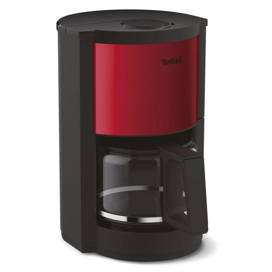 Cafetière filtre 15 tasses Tefal CM310511 – 1,25 L Rouge/Inox
