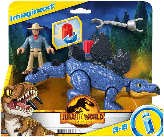 Set Stegosaurus et dr Grant JURASSIC WORLD - GVV64-0