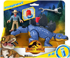 Set Stegosaurus et dr Grant JURASSIC WORLD - GVV64-0