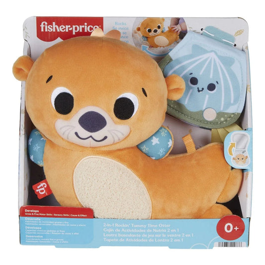 Loutre 2‑en‑1 Rockin’ Tummy Time sensorielle FISHER PRICE - HXG96