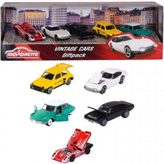 Majorette Vintage Giftpack - Coffret 5 Voitures Miniatures Métal 1/64
