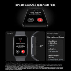 Samsung Galaxy Fit3 Gris - Montre Connectée Sport et Bien-être AMOLED 1,6"
