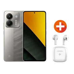 Pack Xiaomi POCO M7 Pro 5G 256 Go Argent + Écouteurs Pods Sans Fil