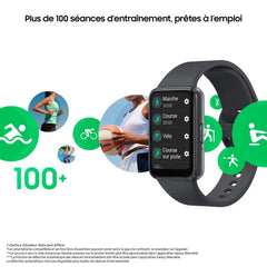 Samsung Galaxy Fit3 Gris - Montre Connectée Sport et Bien-être AMOLED 1,6"