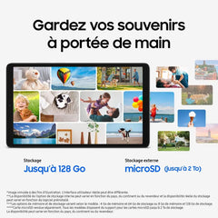 Samsung Galaxy Tab A11 64 Go Gris - Tablette Tactile 8,7" Wi-Fi Android argent