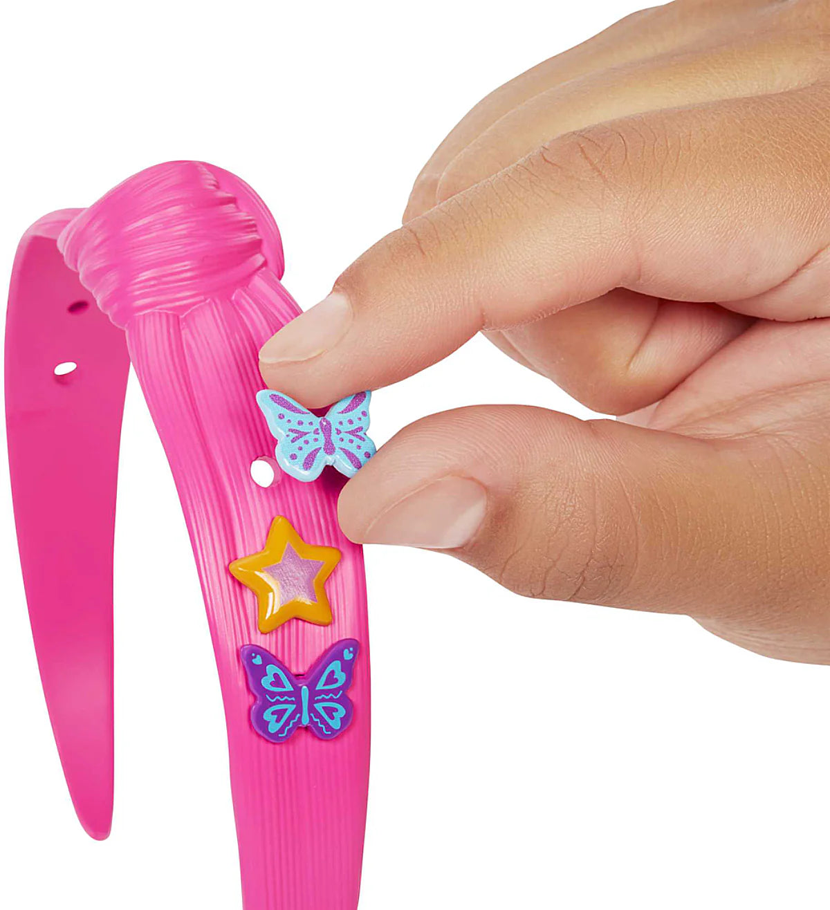 Barbie Totally Hair HMD78 - Tête à Coiffer Deluxe Blonde Arc-en-Ciel avec 22 Accessoires