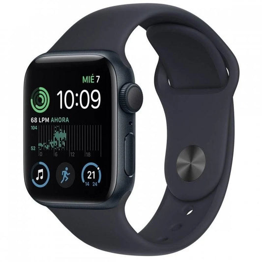 Apple Watch SE 2 GPS Midnight - Montre Connectée Sport Aluminium Noir
