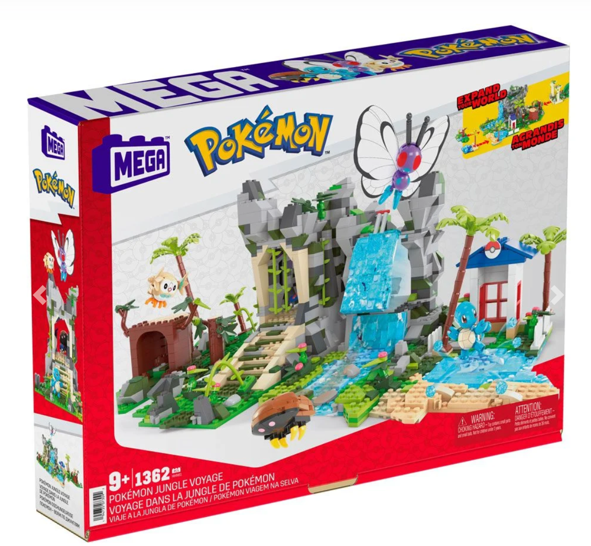 Pokémon Voyage dans la jungle MEGABLOCKS - HHN61