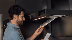 Hotte Haier (Wi-Fi + BLUETOOTH®) HATS9DS6BPLWI – 90 cm, Inox, Aspiration puissante