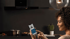 Hotte Haier (Wi-Fi + BLUETOOTH®) HATS9DS6BPLWI – 90 cm, Inox, Aspiration puissante