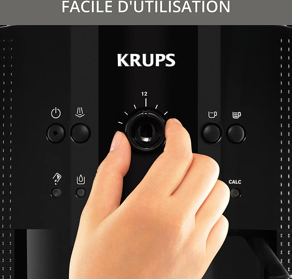 Krups Roma EA81R870 - Machine Expresso Automatique avec Broyeur à Grains 15 Bars 1450W