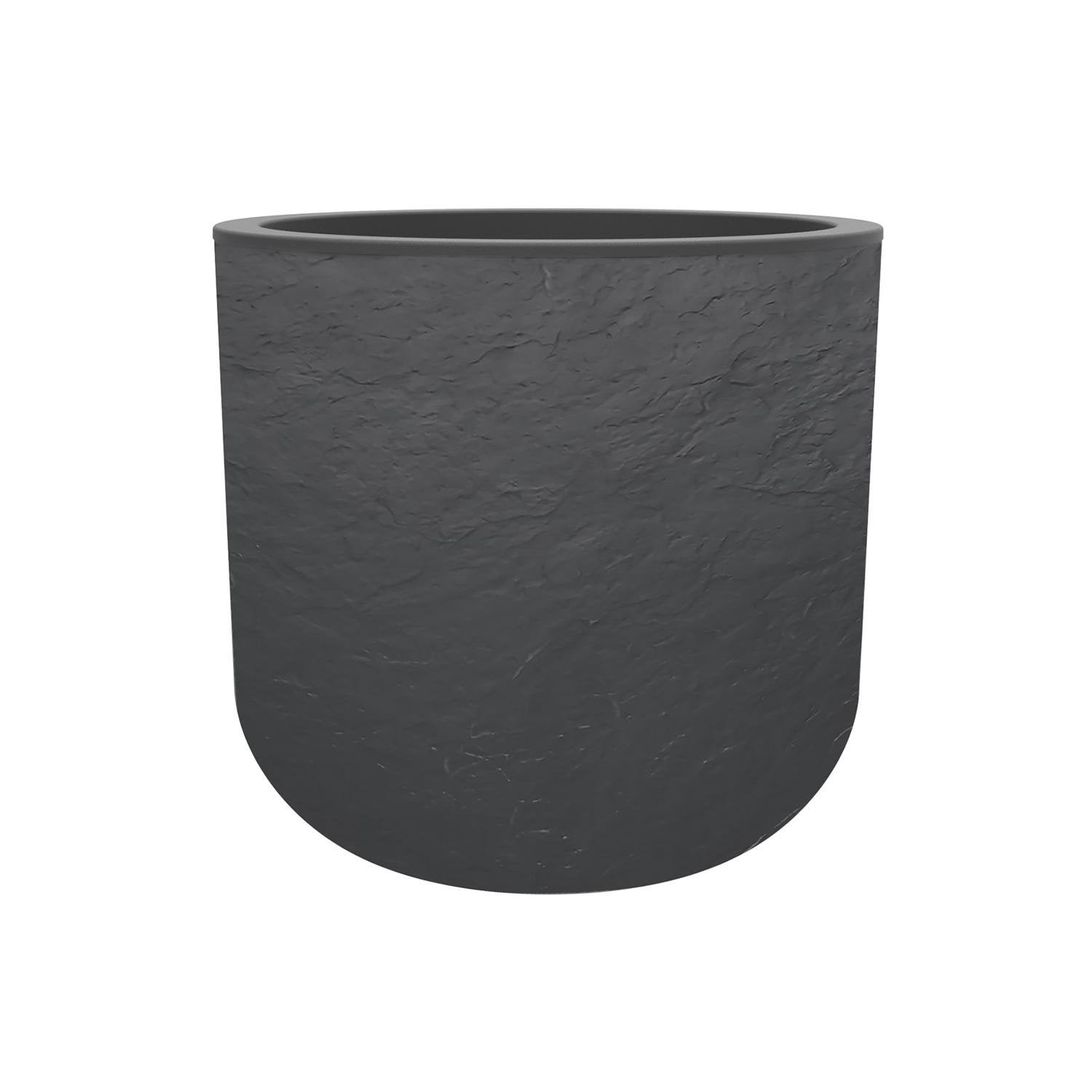 Lot de 2 Pot rond Volcania Up EDA, Effet pierre 67L + 32L