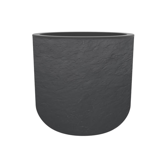 Lot de 2 Pot rond Volcania Up EDA, Effet pierre 67L + 32L