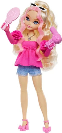 Barbie Dream Besties Malibu – Poupée blonde avec accessoires beauté
