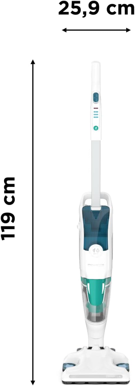 Rowenta Clean & Steam Revolution RY7757WH - Nettoyeur Vapeur 2-en-1 Aspire et Lave Tous Sols