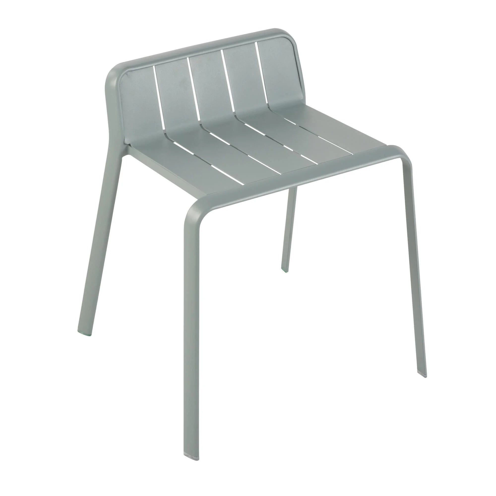 Tabouret de jardin Idaho en aluminium kaki