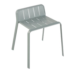 Tabouret de jardin Idaho en aluminium kaki