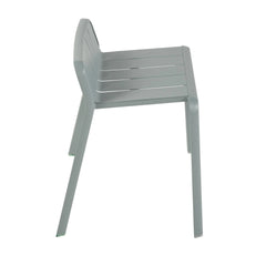 Tabouret de jardin Idaho en aluminium kaki