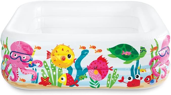 Intex piscinette ocean carrée