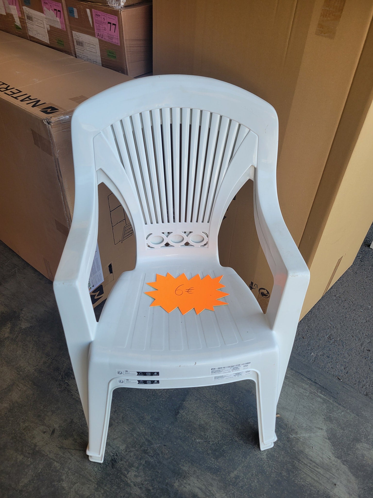 Fauteuil de jardin STRESA blanc