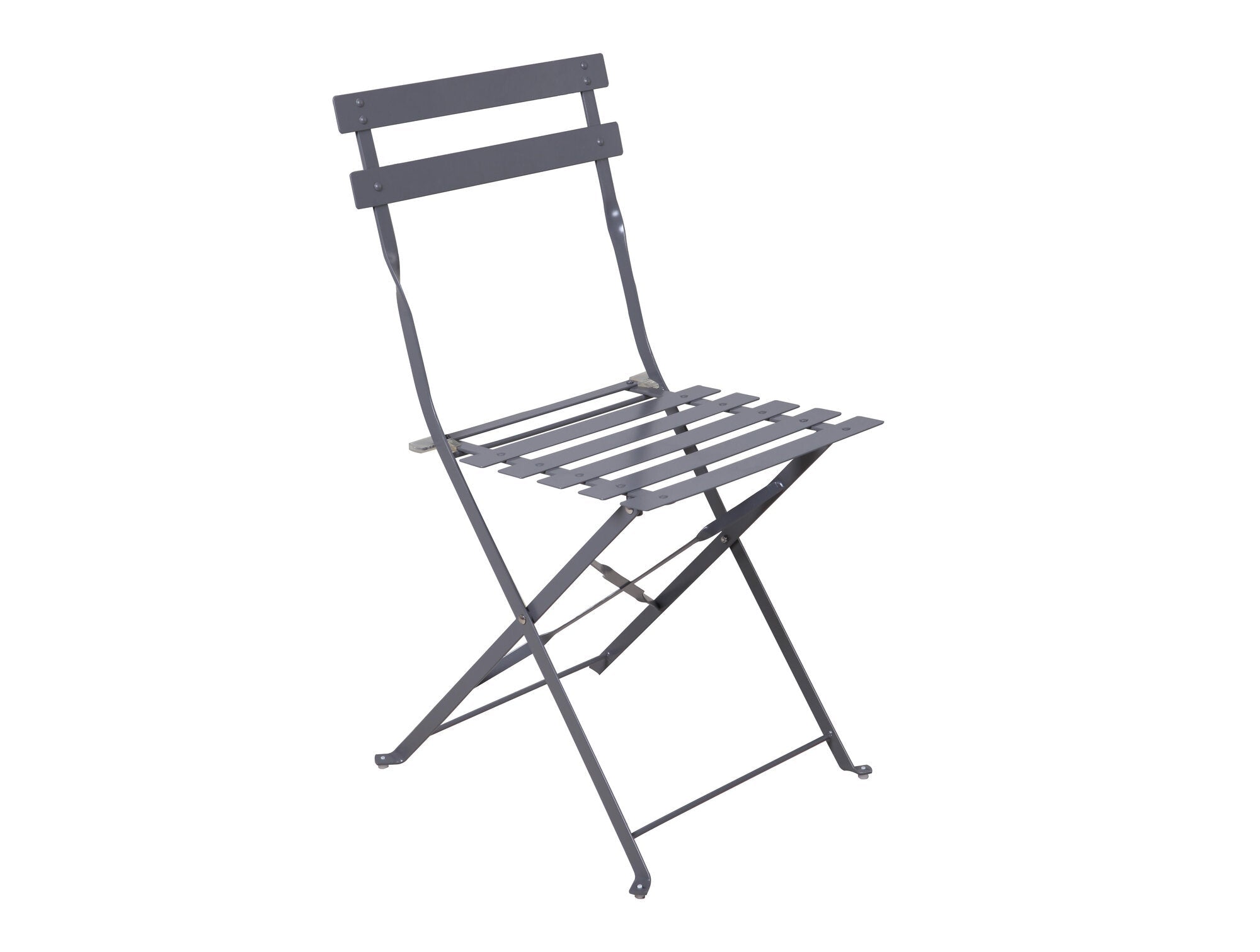 Chaise de jardin Flora en acier gris