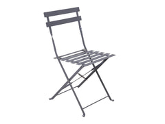 Chaise de jardin Flora en acier gris