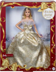 Barbie Joyeux Noël 2025 Blonde – Poupée de collection avec robe de fête