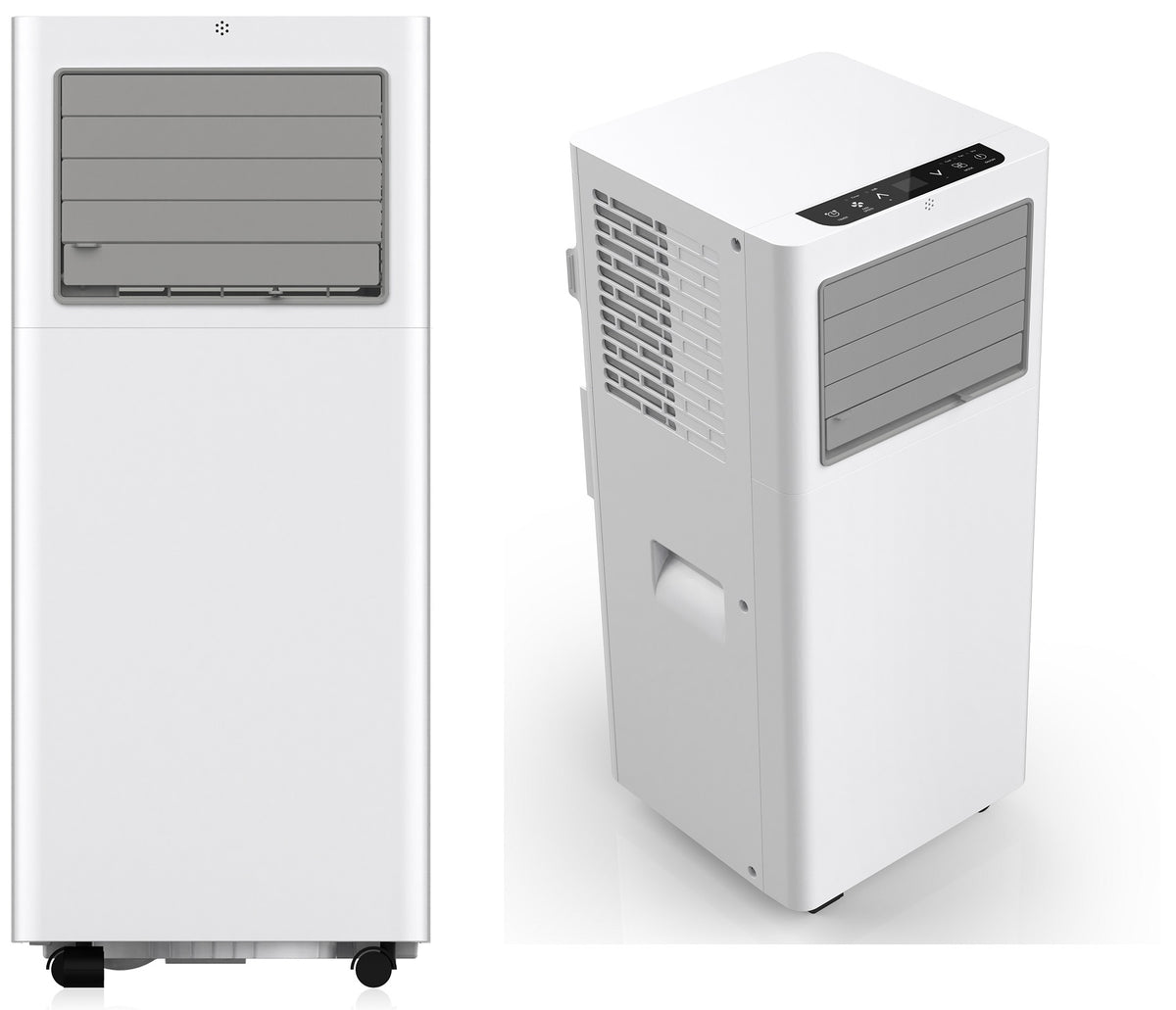 Qilive Q.6425 - Climatiseur Mobile 7000 BTU 2050W Blanc avec Télécommande