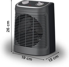 Rowenta SO2320F2 - Radiateur Soufflant Électrique 2000W Gris Silencieux